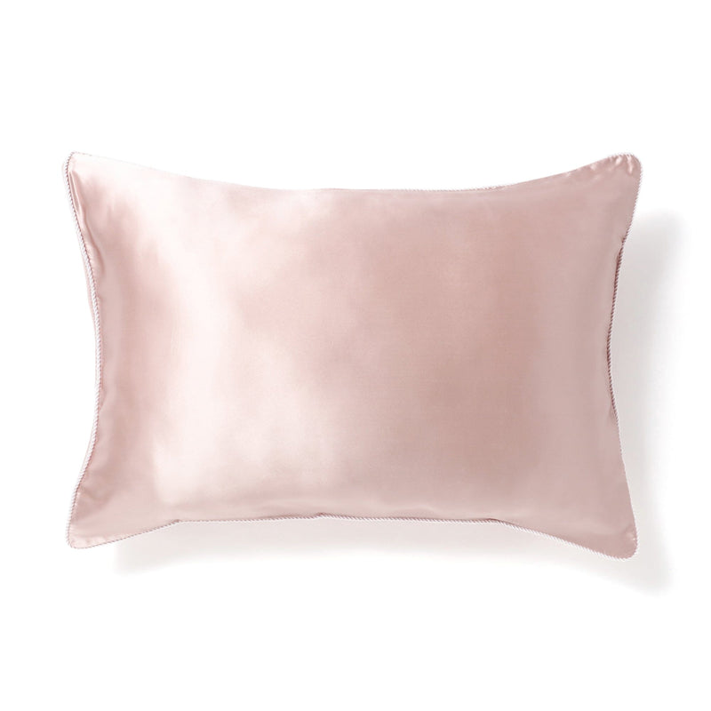 FRONT SILK 絲綢枕頭套 500 x 700 粉紅色