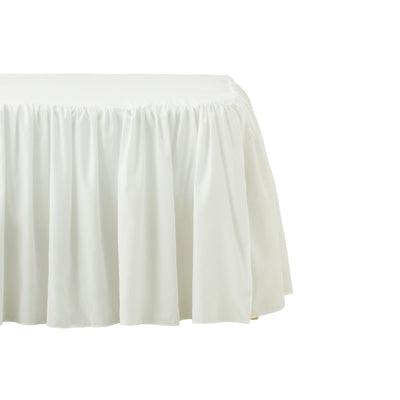 BED SKIRT SINGLE IVORY