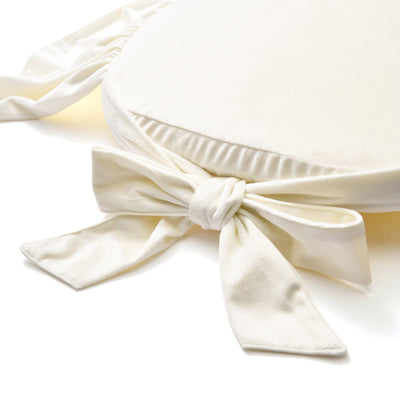 Frill Chair Seat Cushion  Ivory