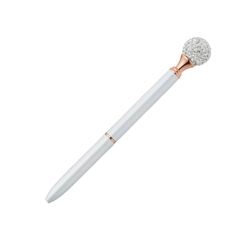 MIRROR BALL PEN WHITE