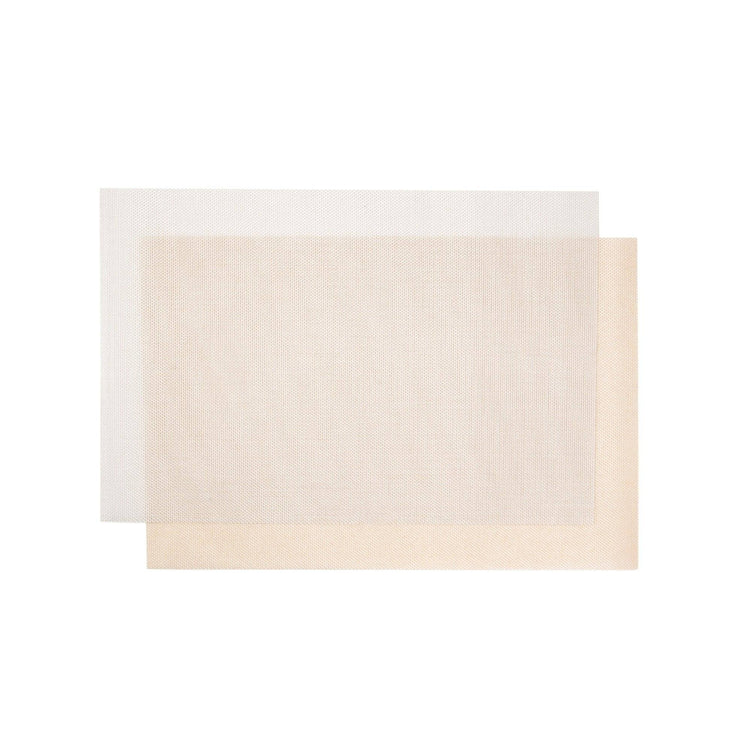 GLITTER LUNCH MAT 2P Silver x Gold