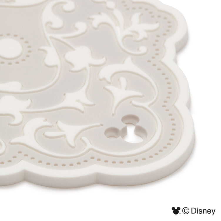 DISNEY ORNAMENT COASTER WHITE