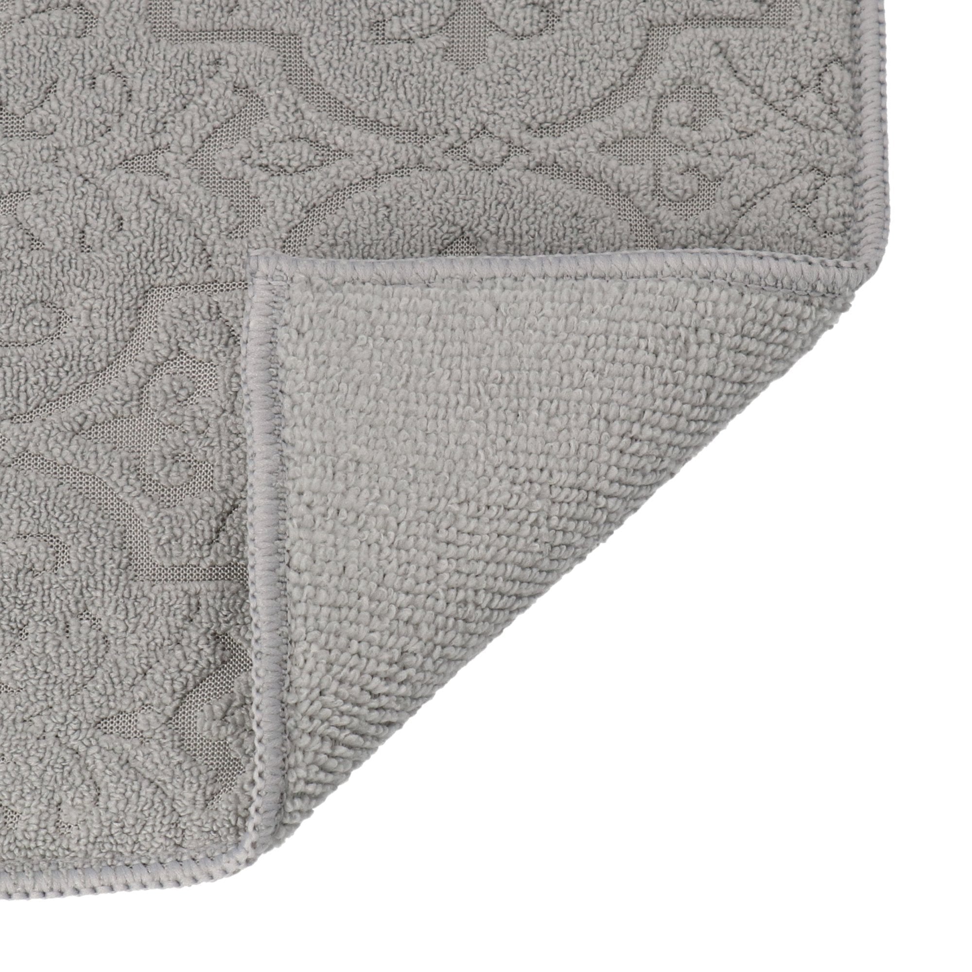 ORNAMENTJACQUARD DRYINGMAT GRAY