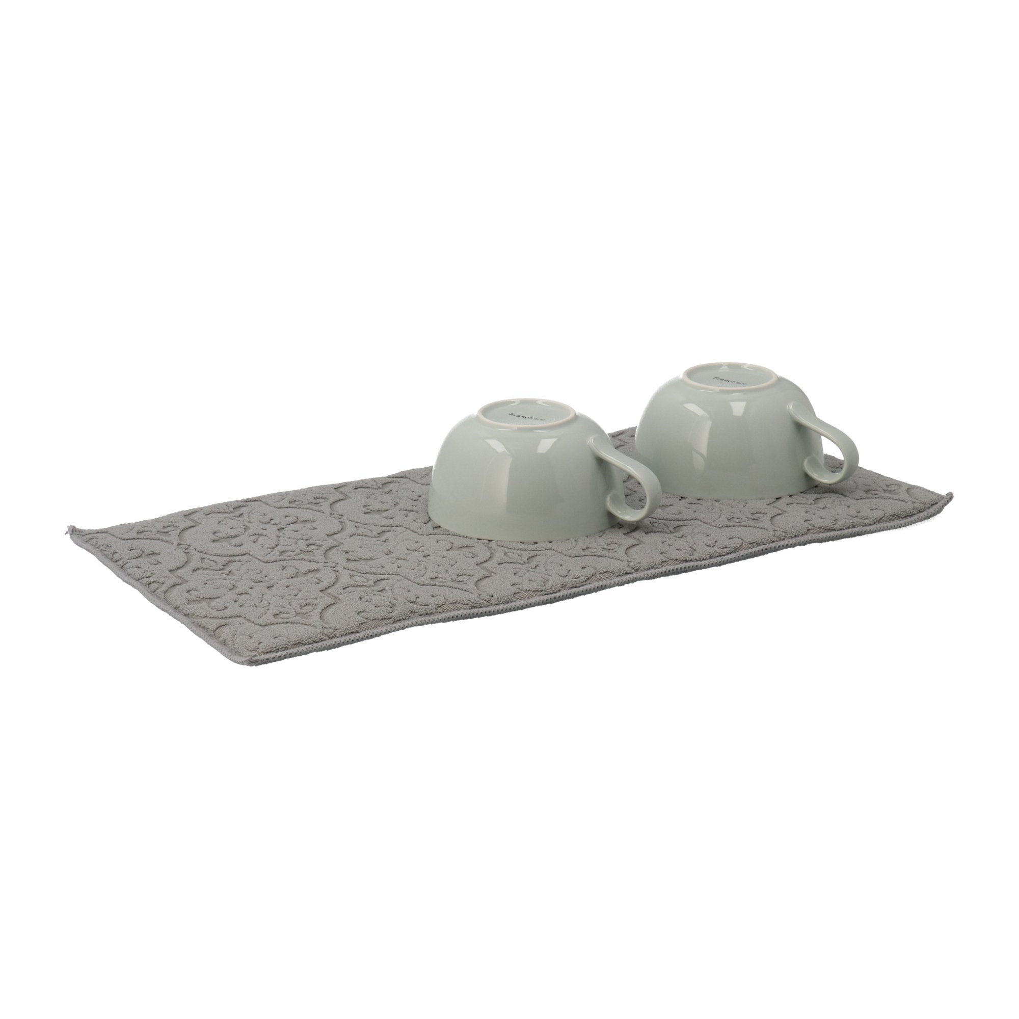 ORNAMENTJACQUARD DRYINGMAT GRAY
