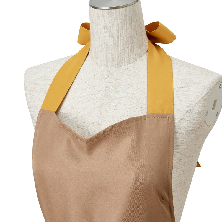 TULLE  FULL APRON  BROWN