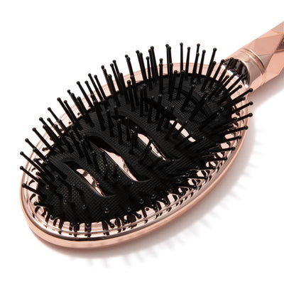 SIF Vent oval hairbrush SHINY Pink Gold