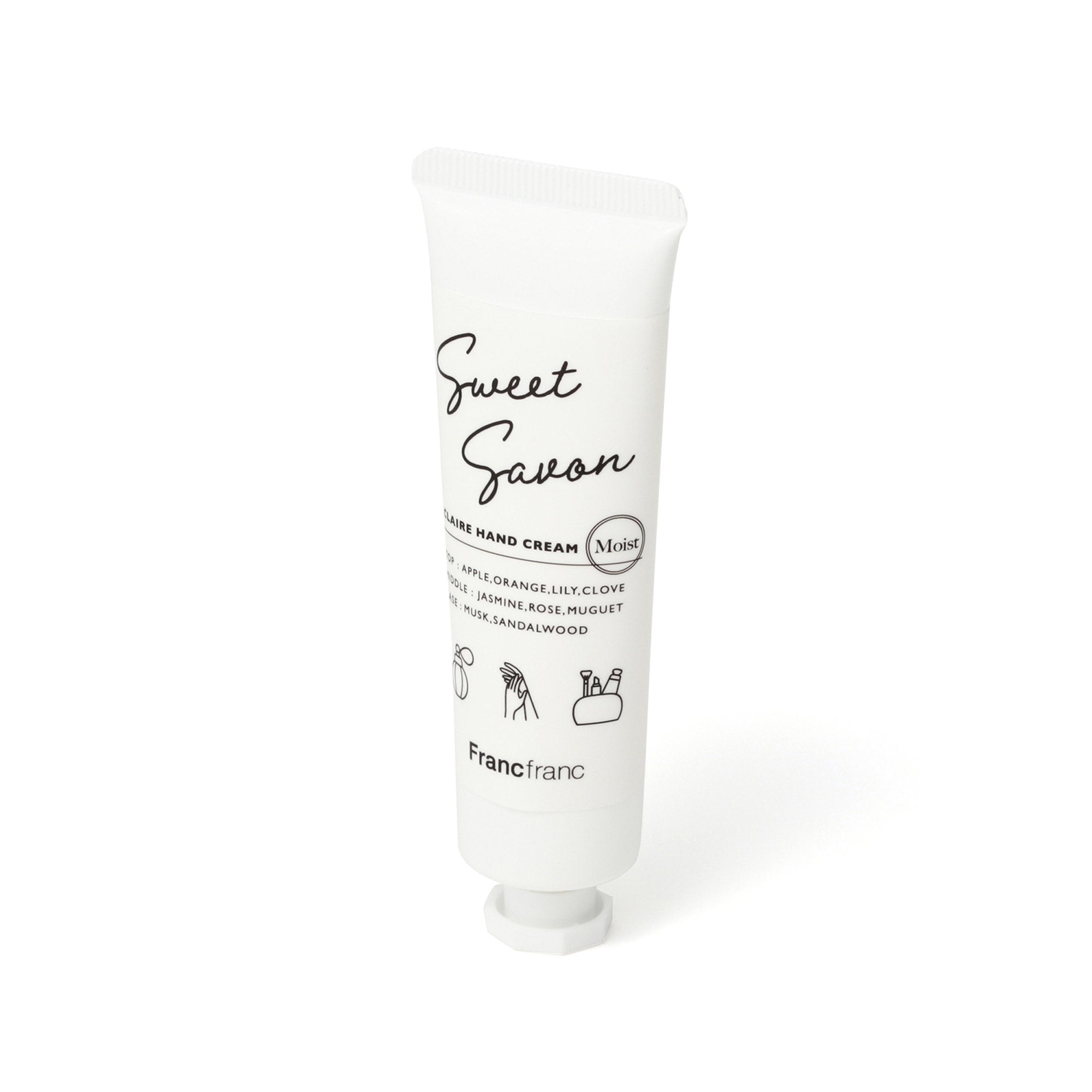 CLAIRE HAND CREAM SMALL WHITE