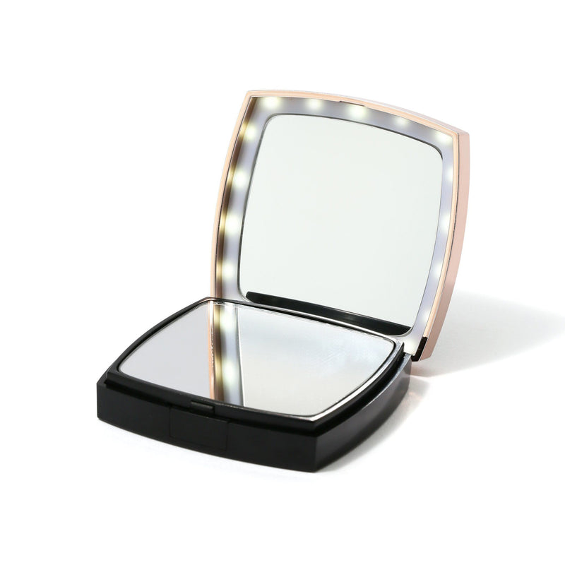 BLANCHE LED COMPACT MIRROR Black