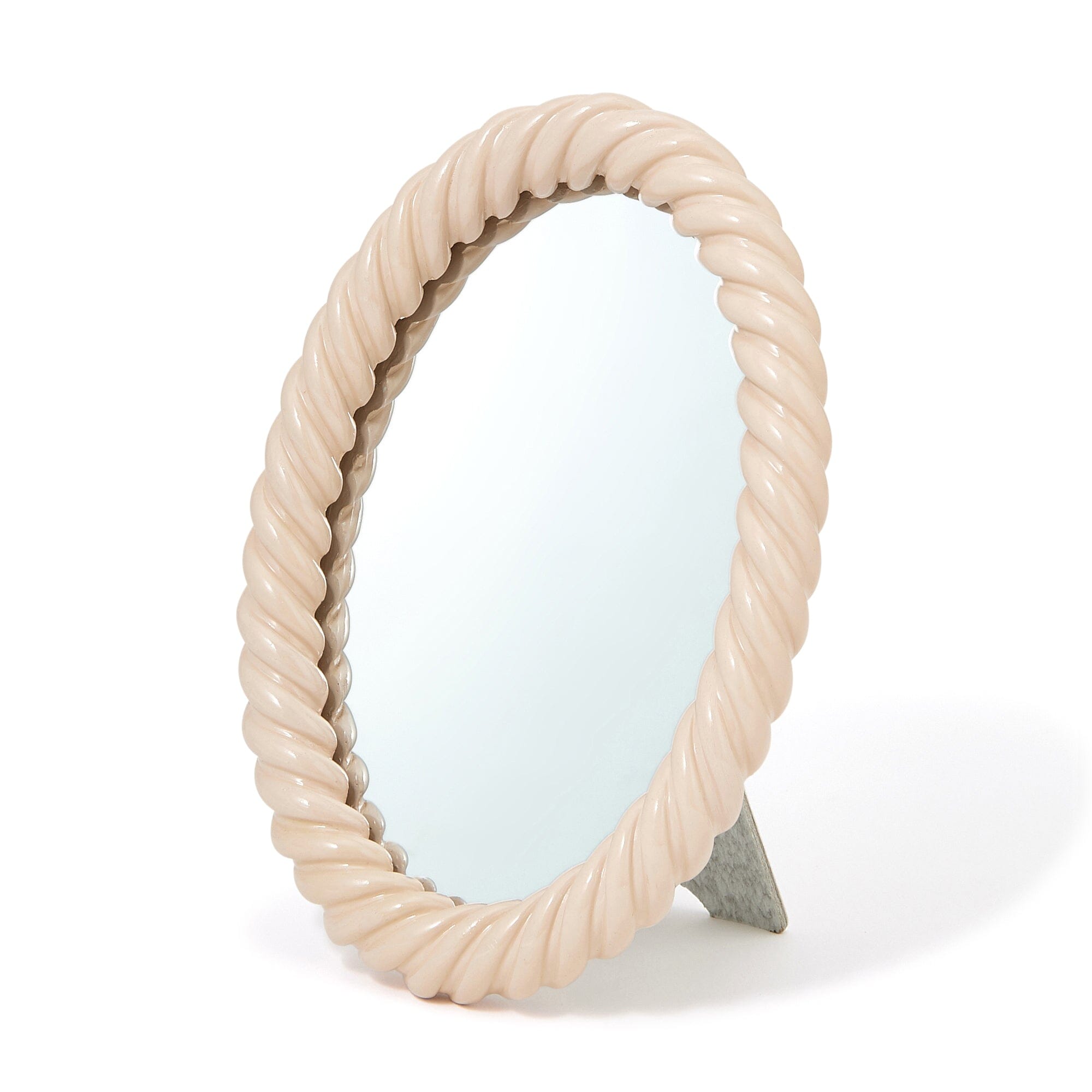 Twist Stand Mirror  Pink