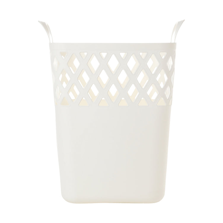 SQUARE Laundry Basket Large White