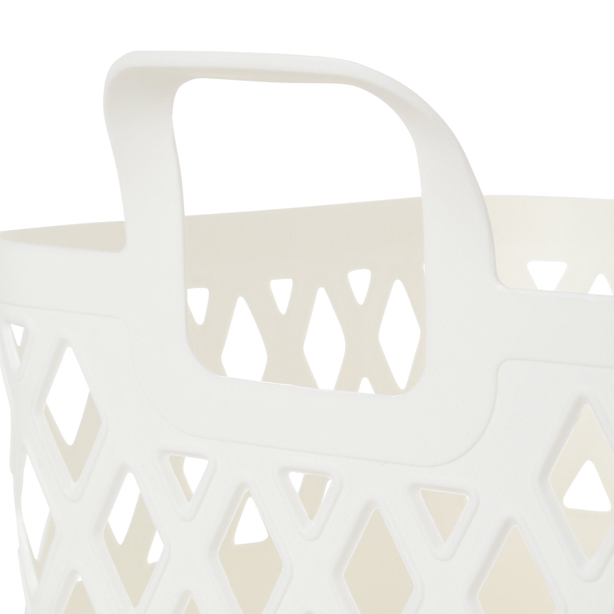 SQUARE Laundry Basket Small White