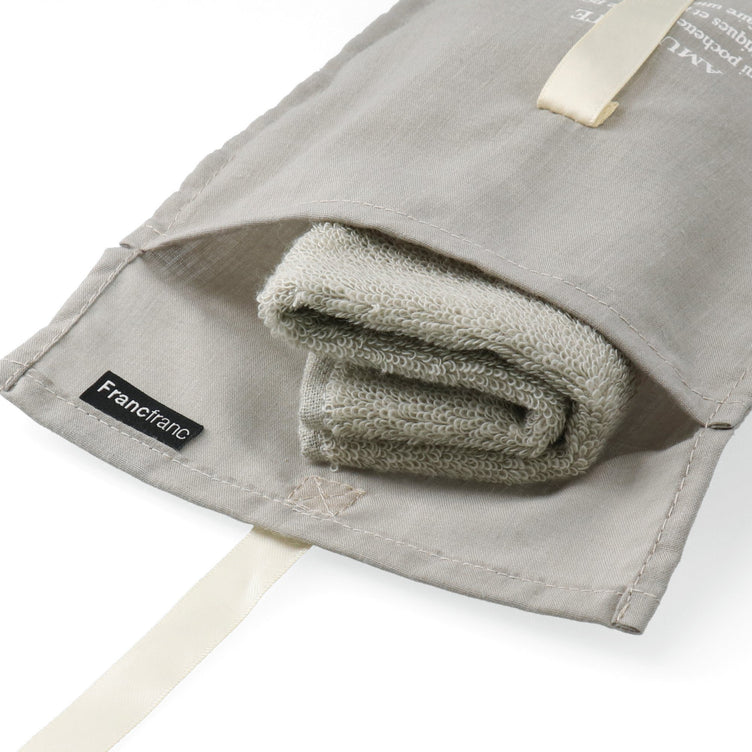 AMULETT HANDKERCHIEF TOWEL Gray