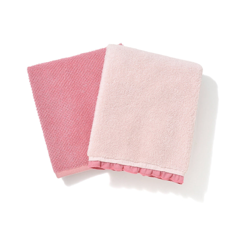FUWASARA Face Towel Set Pink