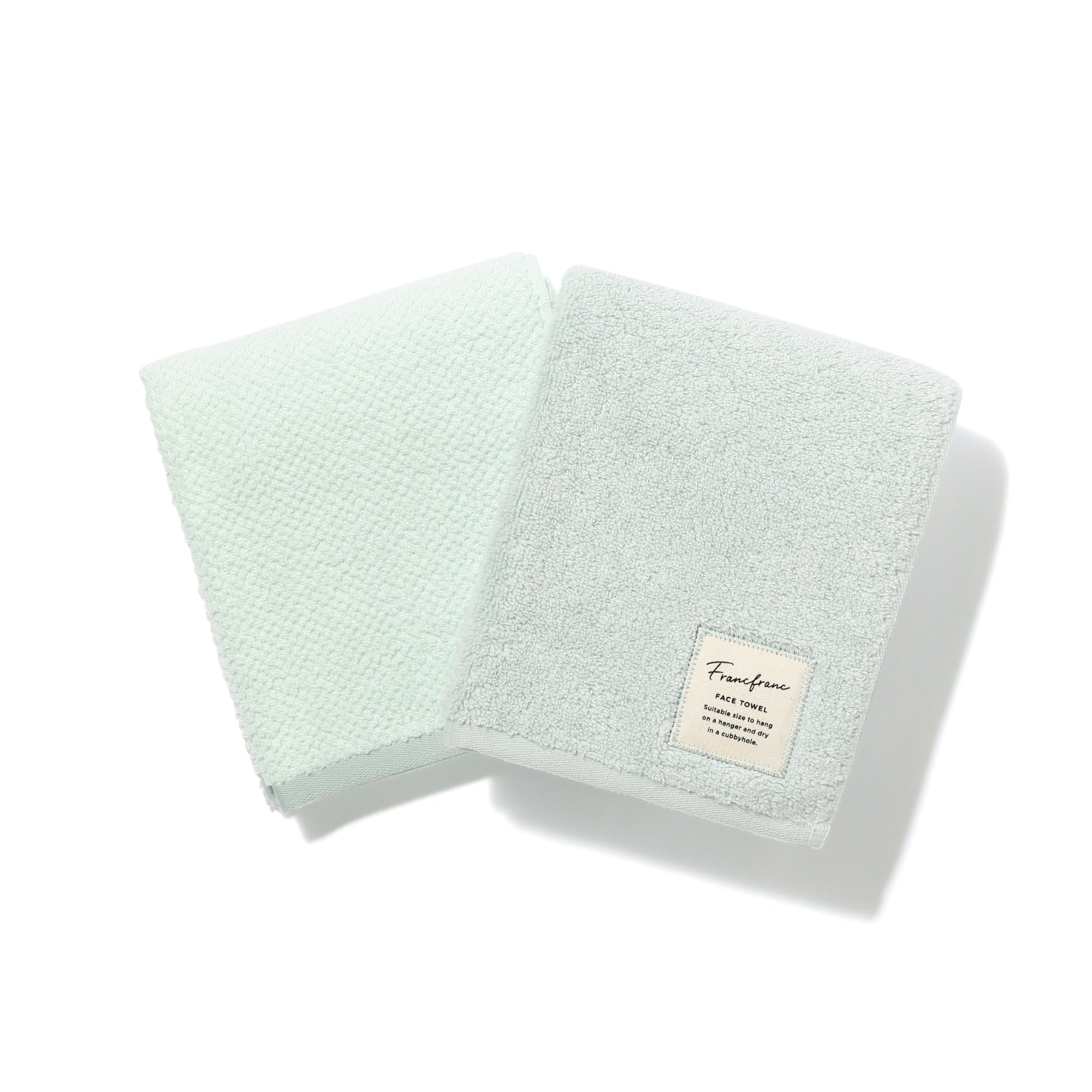 FUWASARA FACE TOWEL 2P SET GREEN