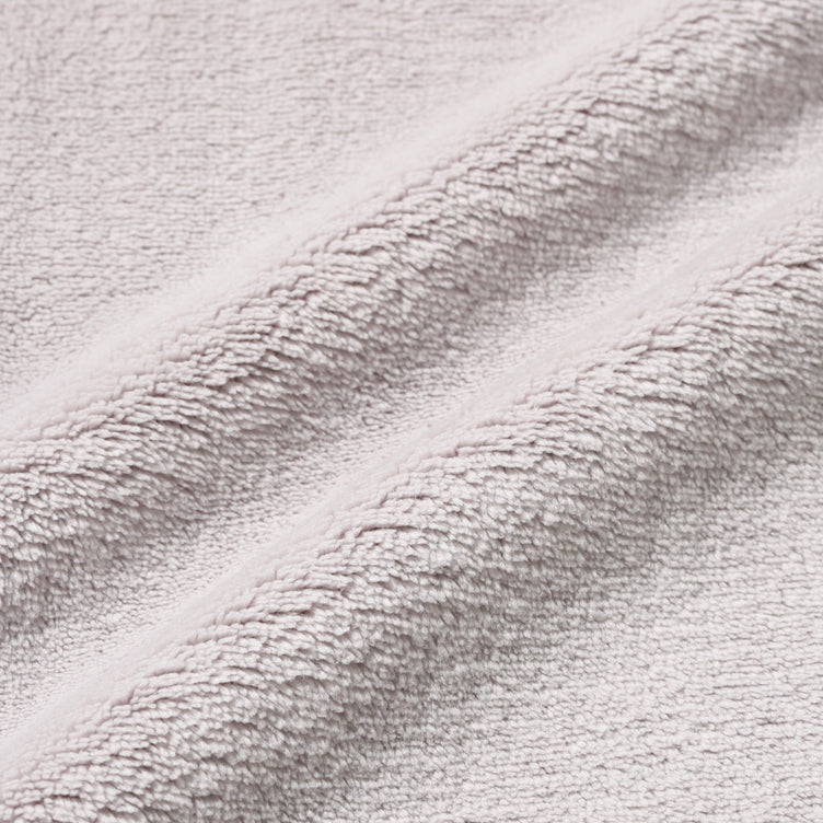 MICROFIBER FACE TOWEL SCALLOP GRAY