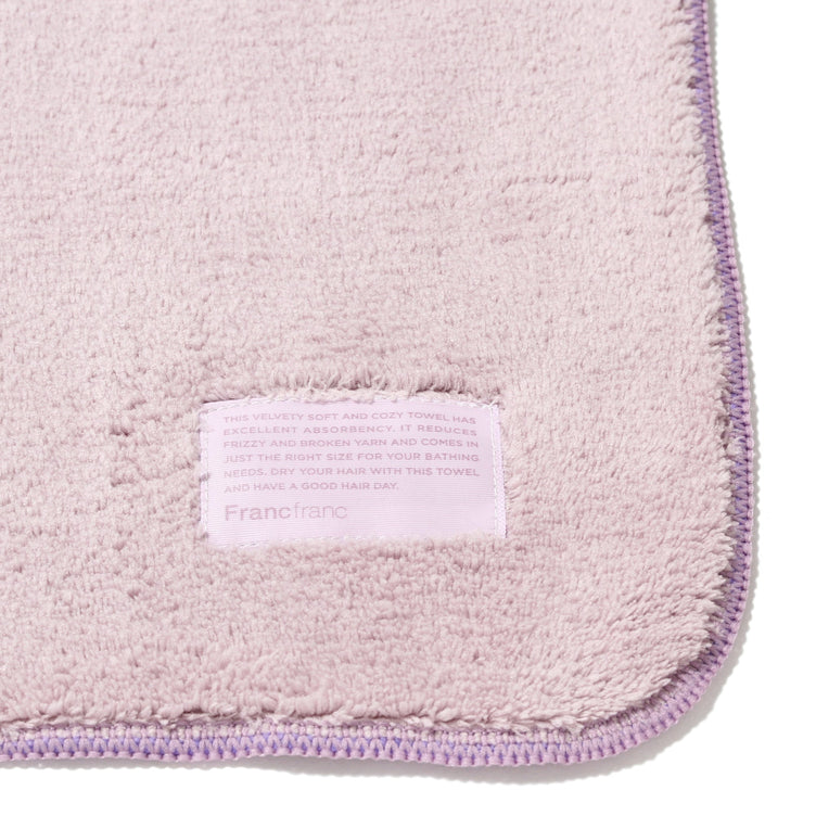 MICROFIBER FACE TOWEL PLAIN PINK