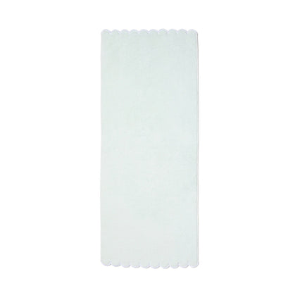 MICROFIBER FACE TOWEL SCALLOP GREEN