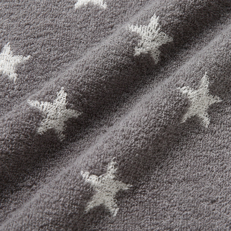 Vale Set Bath Towel Star Gray