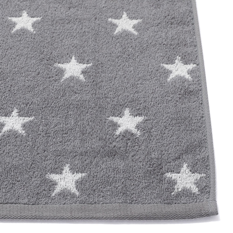 Vale Bath Towel Star Gray