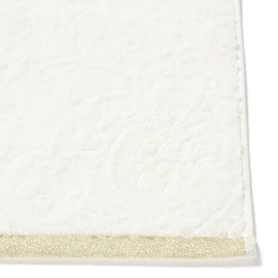 Antibacterial Deodorant Ornament Face Towel White