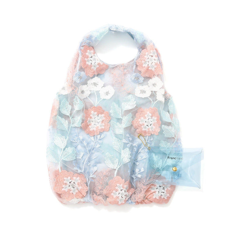 TULLE BAG LIGHT ORANGE X LIGHT BLUE