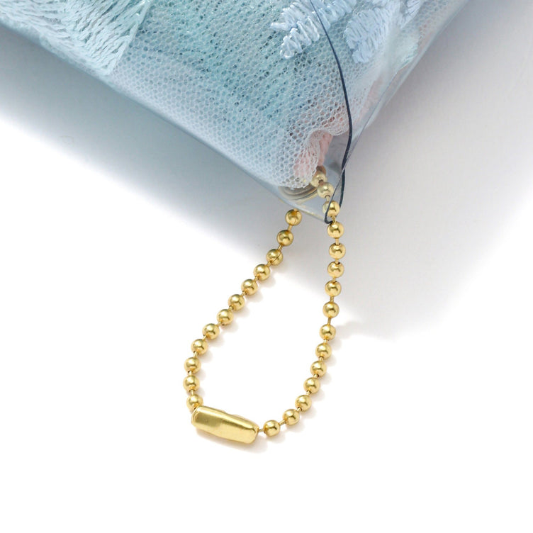 TULLE BAG LIGHT ORANGE X LIGHT BLUE