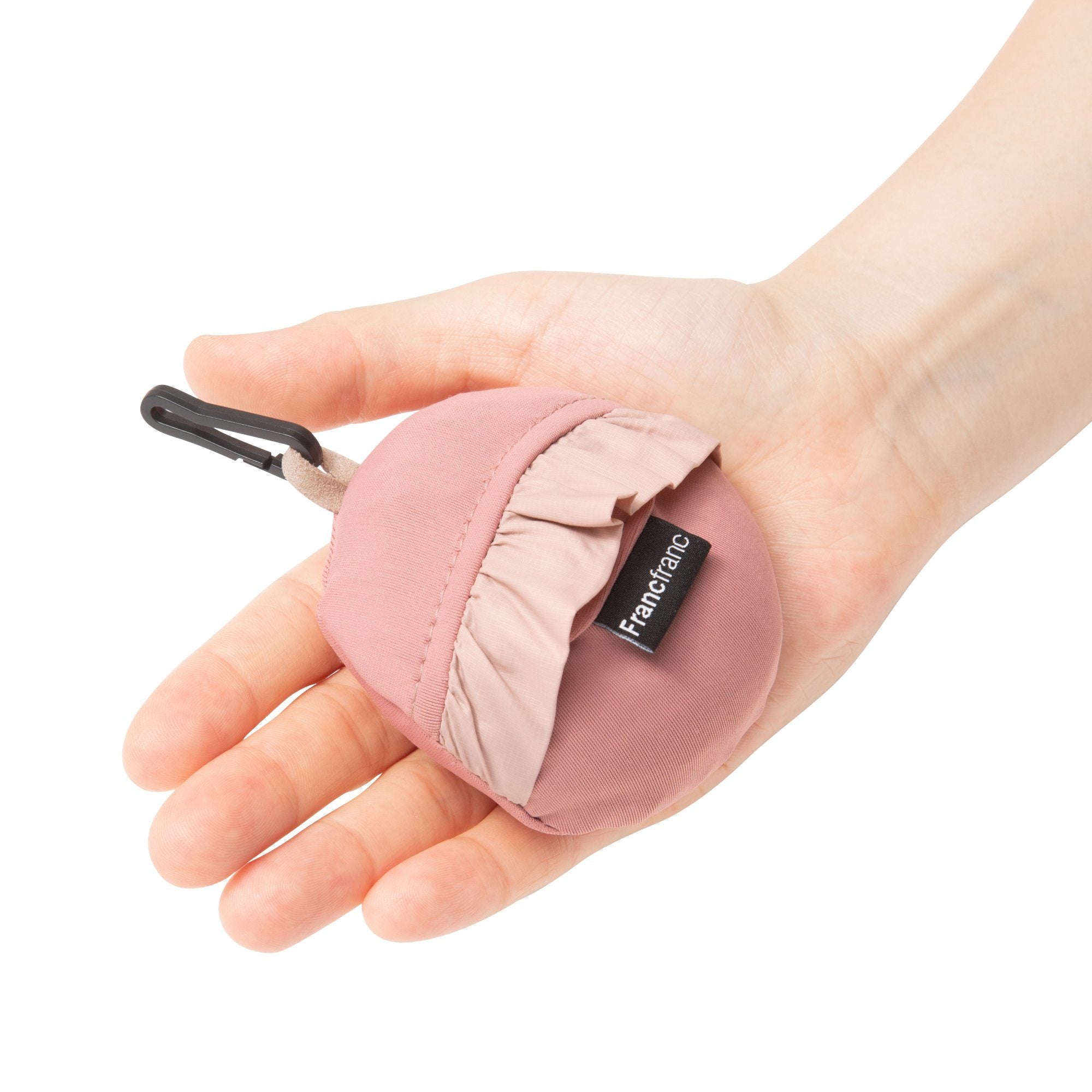 KUSHURAKU ECO BAG FRILL BLACK