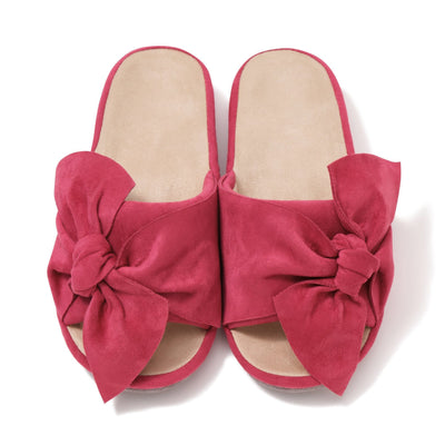CASUAL RIBBON ROOM SHOES PINK