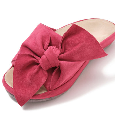 CASUAL RIBBON ROOM SHOES PINK