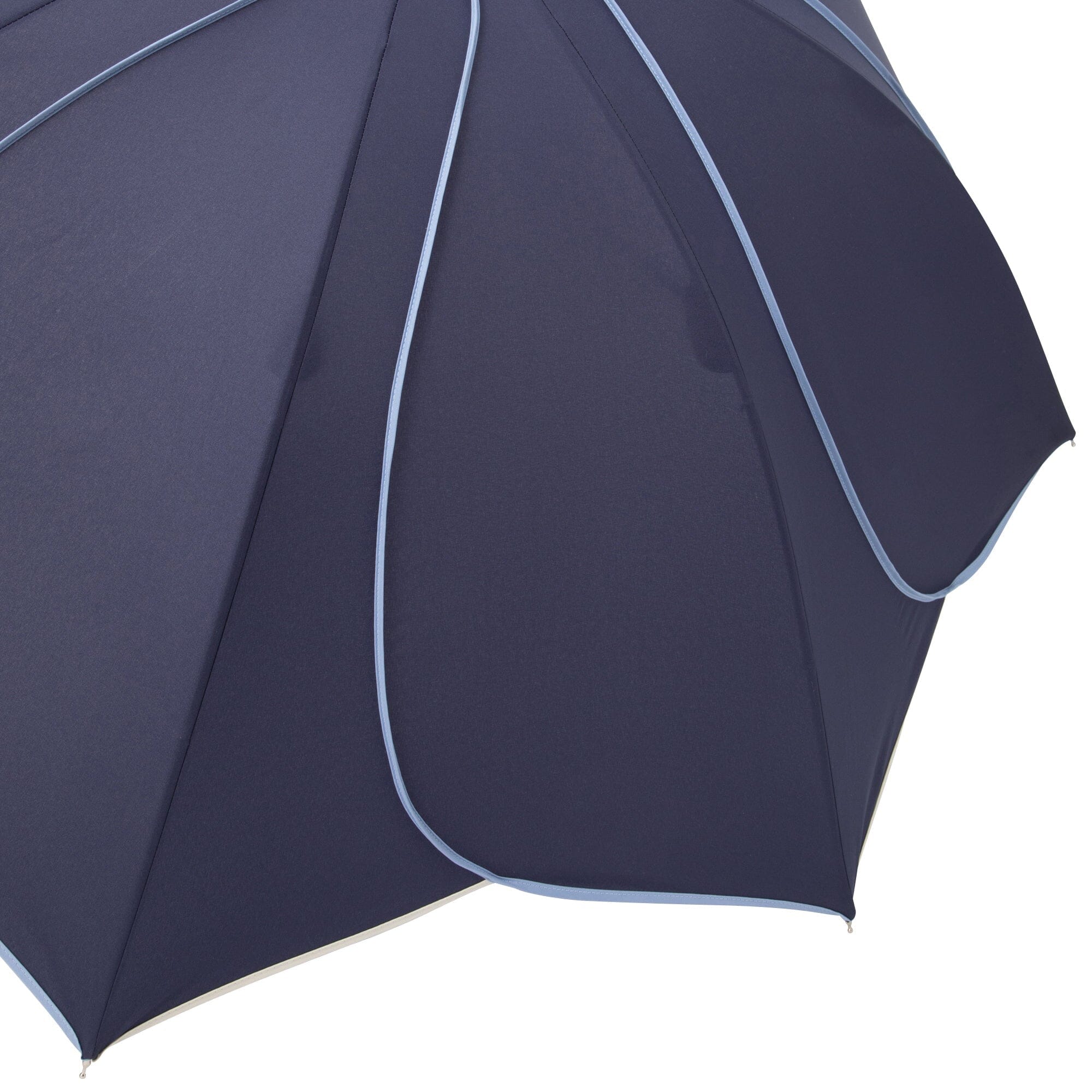 BICOLOR PIPING 雨傘 深藍色