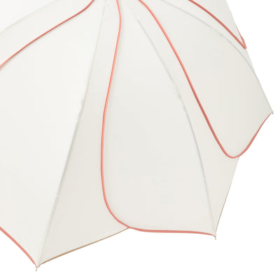Bicolor Piping Umbrella White
