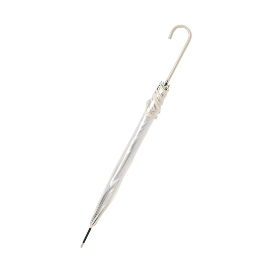 CLEAR UMBRELLA COLOR PIPING 58 WHITE