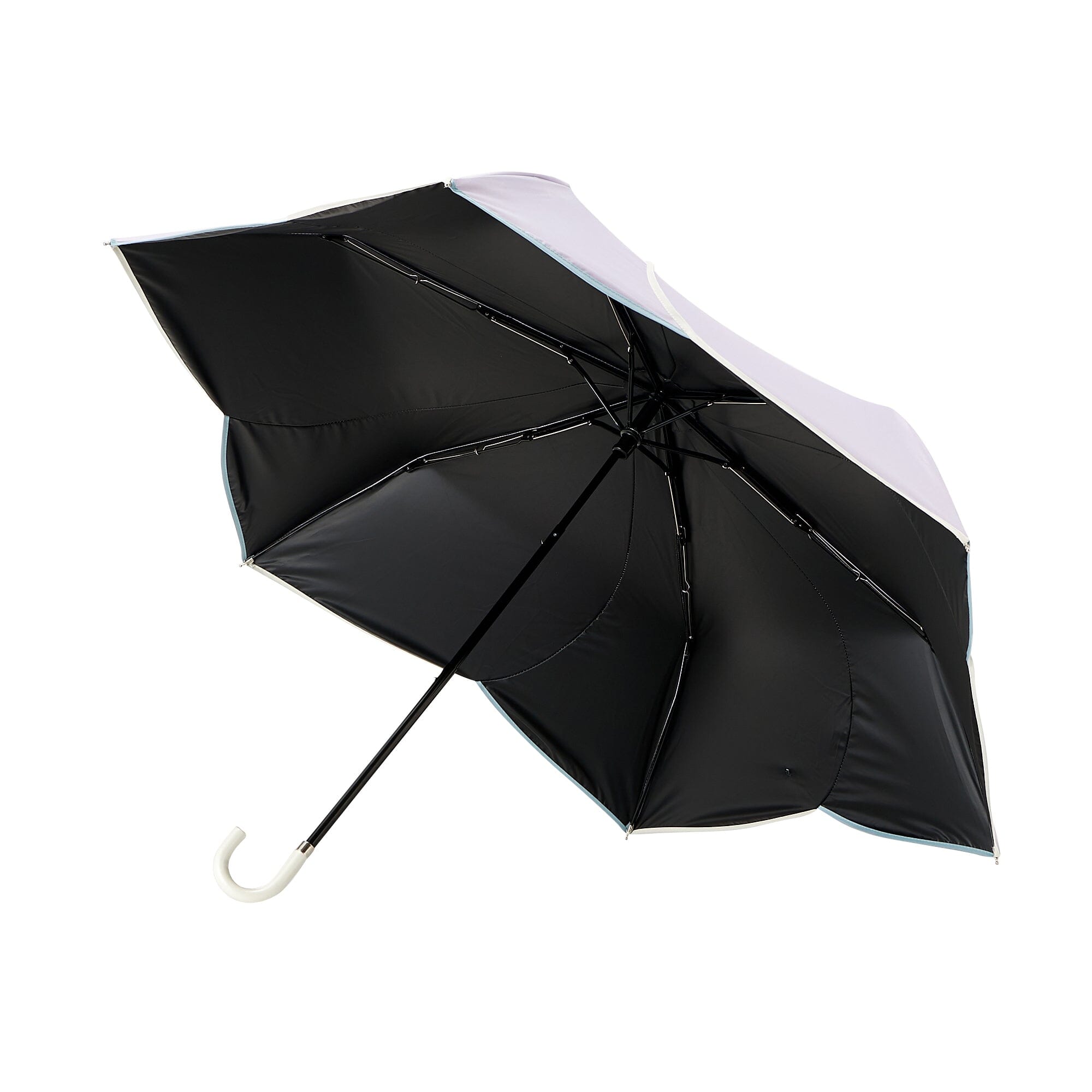 BICOLOR 雙色折疊晴雨傘 47cm 紫色