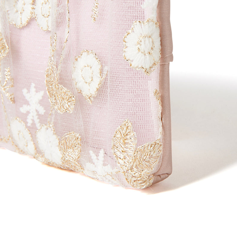 TULLE TISSUE POUCH PINK