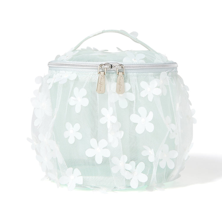 TULLE VANITY POUCH SMALL MINT