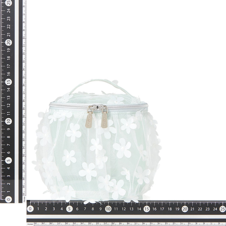 TULLE VANITY POUCH SMALL MINT