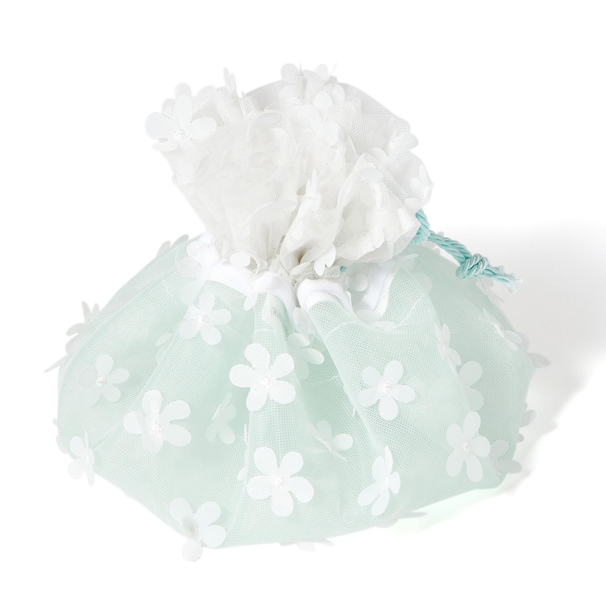 TULLE DRAWSTRING POUCH MINT