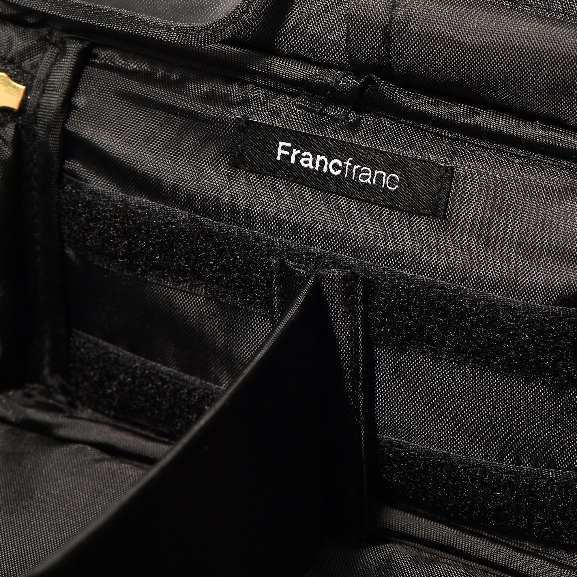 TWEED VANITY POUCH SMALL BLACK