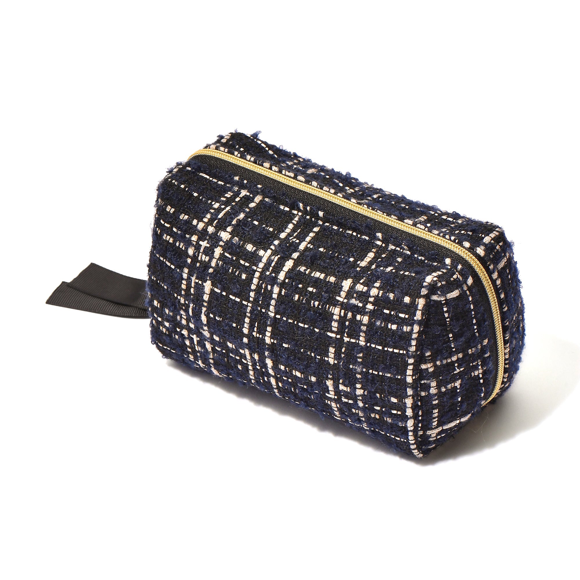 TWEED POUCH SMALL BLACK