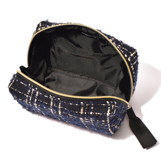 TWEED POUCH SMALL BLACK