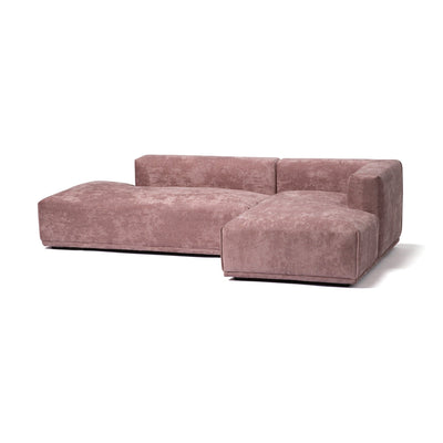 Mehne Couch Right W810×D1460×H580 Pink