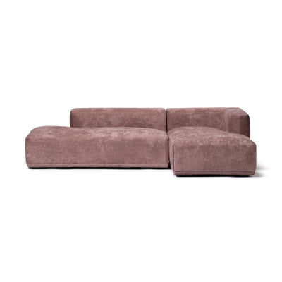 Mehne Couch Right W810×D1460×H580 Pink