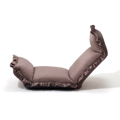 CALIN Floor Chair HIGH Back W610×D690～1480×H150～760 BROWN