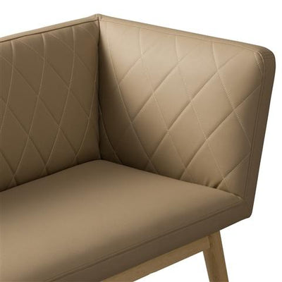 PIONI Couch L Beige x Natural (W1350 × D537 × H740)