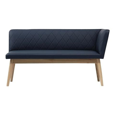 PIONI Couch L Navy x Natural (W1350× D537 × H740)