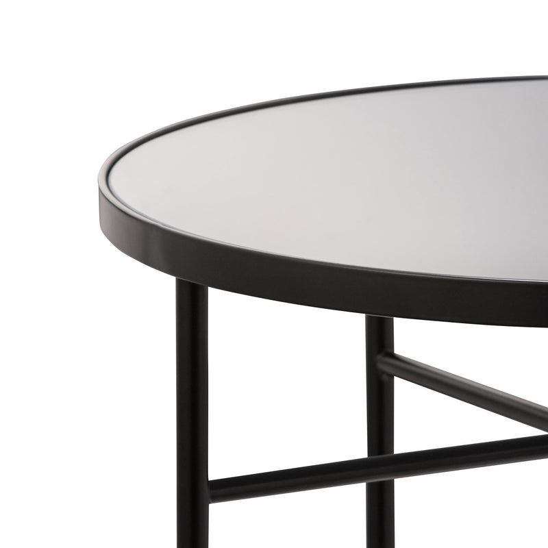 MATAN SIDE TABLE BLACK (W425 × D425 × H510)