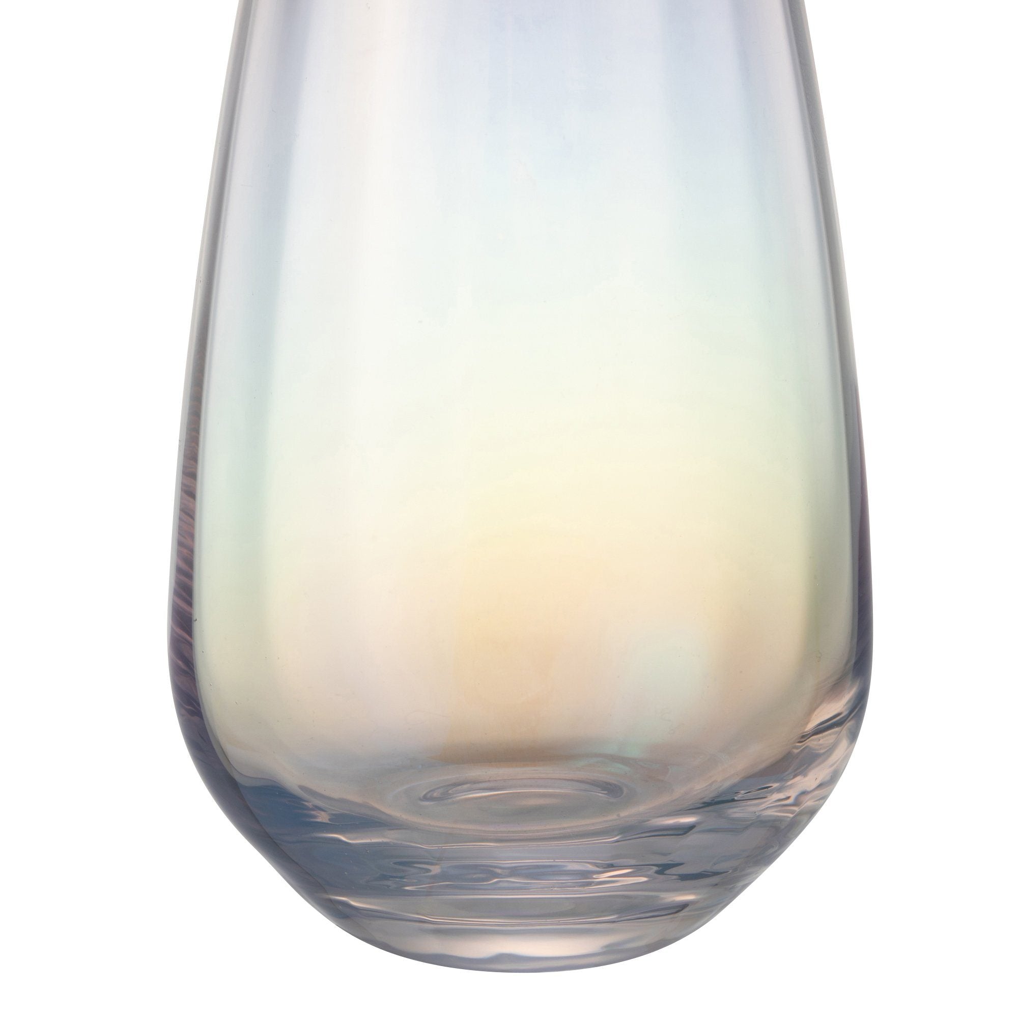 LUSTER FLOWER VASE SMALL CLEAR