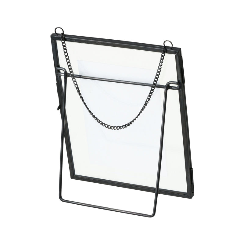 METAL GLASS FRAME Black