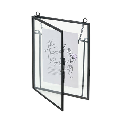 METAL GLASS FRAME Black