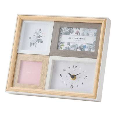 PHOTOFRAME With Clock White